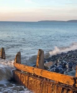 England Westward Ho Beach Paint By Numbers