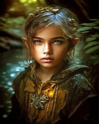 Forest Warrior Girl Paint By Numbers