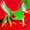 Frog With Wings Paint By Numbers