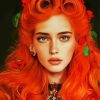 Gorgeous Red Haired Woman Paint By Numbers