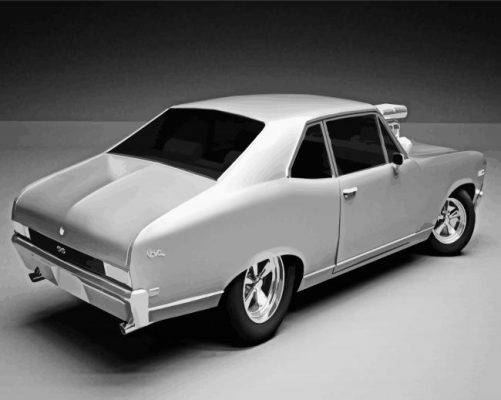 Grey Nova Chevy Paint By Numbers