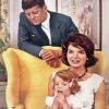 JFK And Jackie And Caroline Kennedy Paint By Numbers