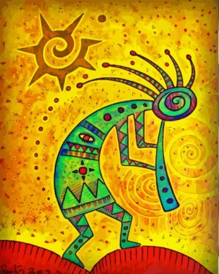 Kokopelli Art Paint By Numbers