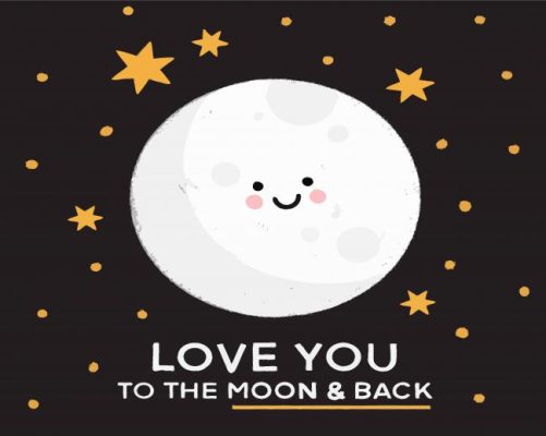 Love You To The Moon And Back Paint By Numbers