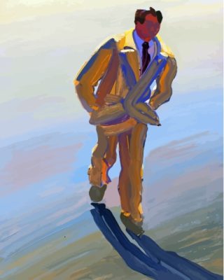 Man In Yellow Suit Abstract Paint By Numbers