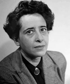 Monochrome Hannah Arendt Paint By Numbers