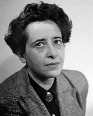 Monochrome Hannah Arendt Paint By Numbers