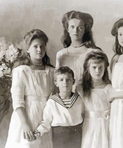 Romanov Children Paint By Numbers
