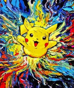 Starry Night Pokemon Paint By Numbers