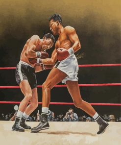 Sugar Ray Robinson Boxer Combat Paint By Numbers