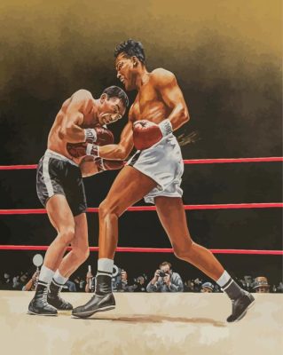 Sugar Ray Robinson Boxer Combat Paint By Numbers