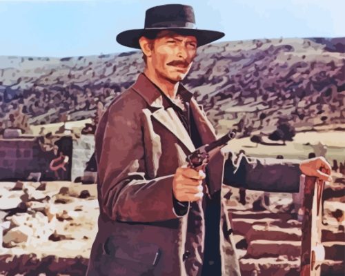 The Good The Bad And The Ugly Lee Van Cleef Paint By Numbers