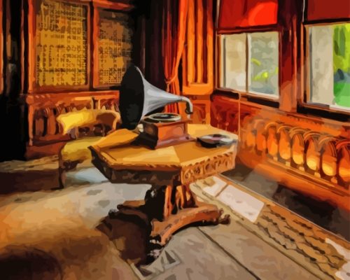 Victorian Music Room Paint By Numbers