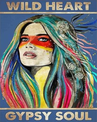 Wild Heart Gypsy Soul Paint By Numbers