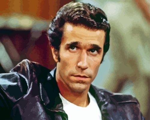 Young Henry Winkler Actor Paint By Numbers