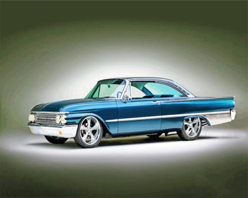 1961 Ford Starliner Paint By Numbers