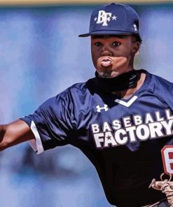 Baseballer Kahlil Watson Paint By Numbers