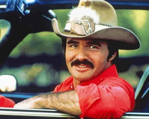 Burt Reynolds Paint By Numbers