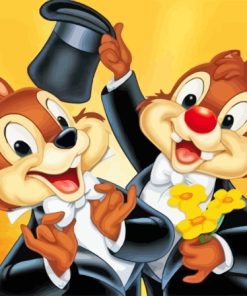 Chip 'n Dale Paint By Numbers