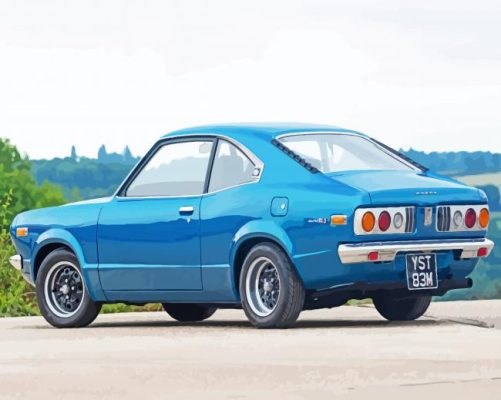 Classic Mazda RX3 Paint By Numbers