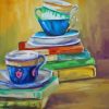 Coffee With Books Paint By Numbers