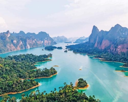 Khao Sok National Park Paint By Numbers