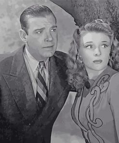 Lon Chaney Jr And Evelyn Ankers Paint By Numbers