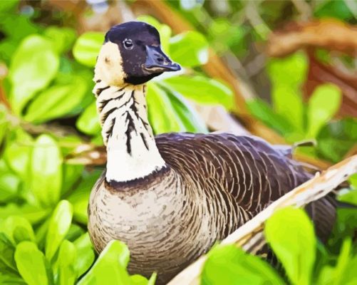 Aesthetic Nene Goose Paint By Numbers