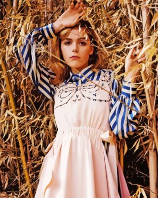 Cool Kiernan Shipka Paint By Numbers