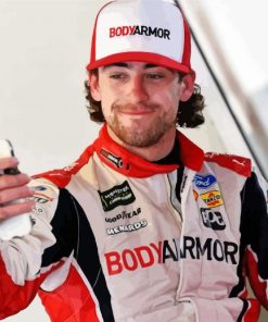 Ryan Blaney Nascar Racing Car Driver Paint By Numbers