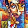 Abstract Mr Bean Paint By Numbers