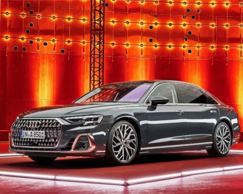 Audi S8 Luxury Car Paint By Numbers