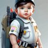 Baby Ghostbuster Paint By Numbers