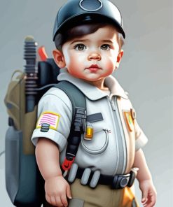 Baby Ghostbuster Paint By Numbers