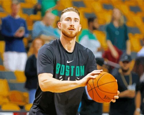 Basketball Player Gordon Hayward Paint By Numbers