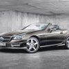 Black Mercedes SLK Paint By Numbers