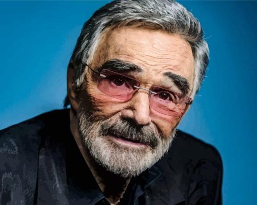 Burt Leon Reynolds Paint By Numbers