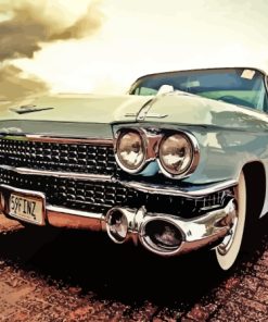 Cadillac 1959 Front Paint By Numbers