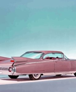 Cadillac 1959 Pink Car Paint By Numbers
