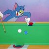 Cartoon Cat Snooker Paint By Numbers