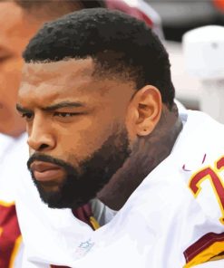 Close Up Trent Williams Paint By Numbers