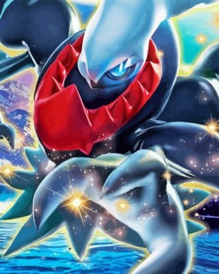 Darkrai Anime Character Paint By Numbers