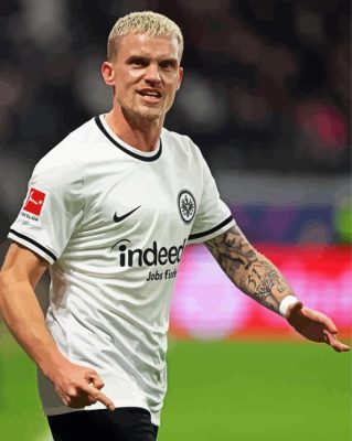 Eintracht Frankfurt Player Paint By Numbers