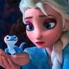Elsa And Lizard Bruni Paint By Numbers