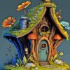 Fairy Cottage Paint By Numbers