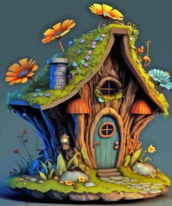 Fairy Cottage Paint By Numbers