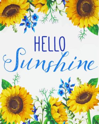 Hello Sunshine Paint By Numbers