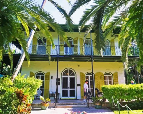 Hemingway House In Key West Paint By Numbers