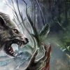Hungry Werewolf In Forest Paint By Numbers