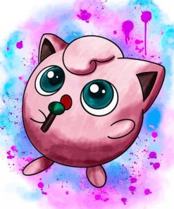 Jigglypuff Singing Art Paint By Numbers